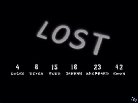 the numbers in lost|Numbers (Lost) .